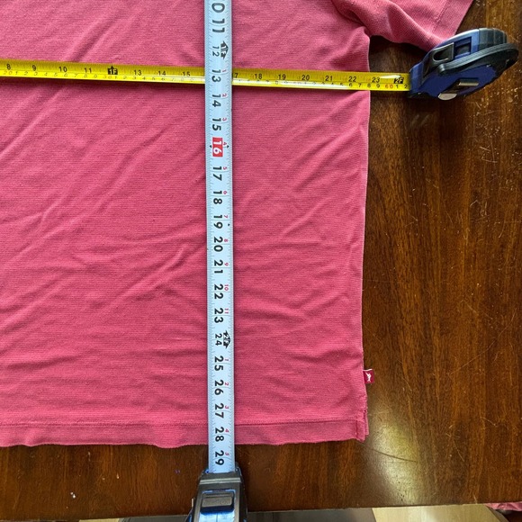 Tommy Bahama 3-Button Polo Shirt Men’s Size Large Light Maroon/Red - Picture 5 of 6